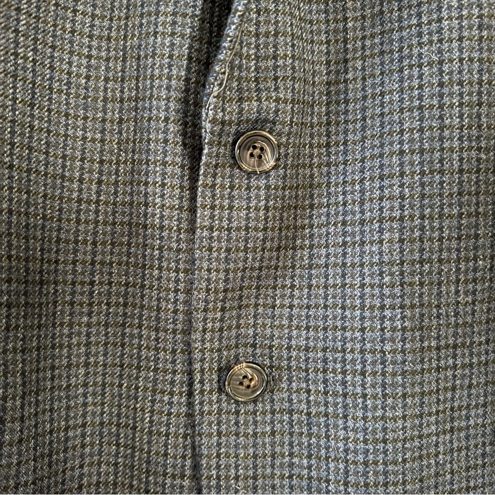 Lauren Ralph Lauren Men's 100% Wool Blue & Black Houndstooth Suit Jacket Blazer - Picture 4 of 10